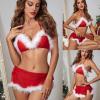 sexy plus size lingerie set womens white satin pyjamas see through thongs for women sexy slutty string size 20 knickers 16 catsuit sparkly underwear set metallic bodysuit lace bra skirt view 4