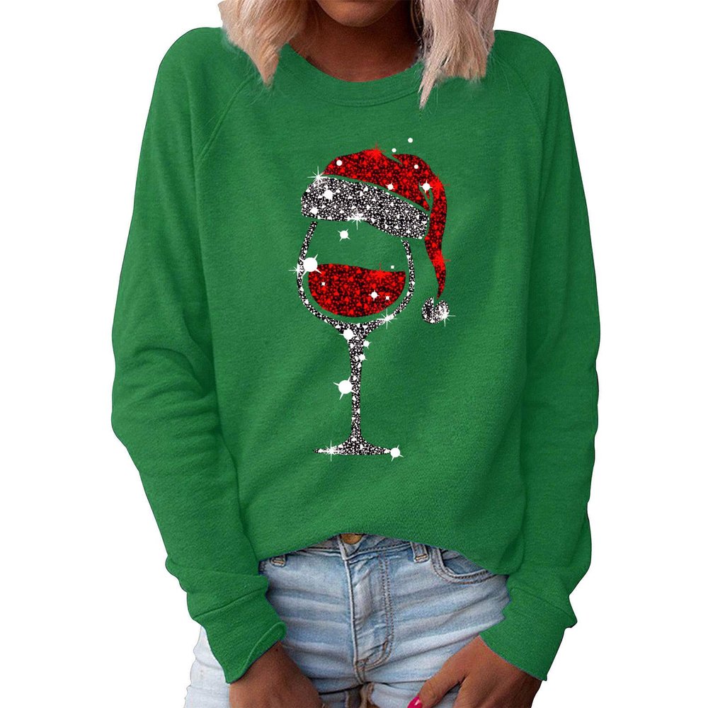 WILLBEST Womens Christmas Sweatshirts Christmas Tree Graphic tee Tops Blouse Jumper Tops Xmas Jackets for Men Waterproof Cute pjs Fitted Tshirt Women Baggy Dress Matching Jumpers Ugly