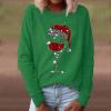 WILLBEST Womens Christmas Sweatshirts Christmas Tree Graphic tee Tops Blouse Jumper Tops Xmas Jackets for Men Waterproof Cute pjs Fitted Tshirt Women Baggy Dress Matching Jumpers Ugly view 3