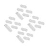 FRCOLOR 20pcs Silicone Pu Pad Toilet Lid Cushioning Bumpers Self-Adhesive Mute Toilet Lid Pads for Home Use Provides Seat Cushioning and Buffer view 1
