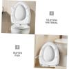 FRCOLOR 20pcs Silicone Pu Pad Toilet Lid Cushioning Bumpers Self-Adhesive Mute Toilet Lid Pads for Home Use Provides Seat Cushioning and Buffer view 3