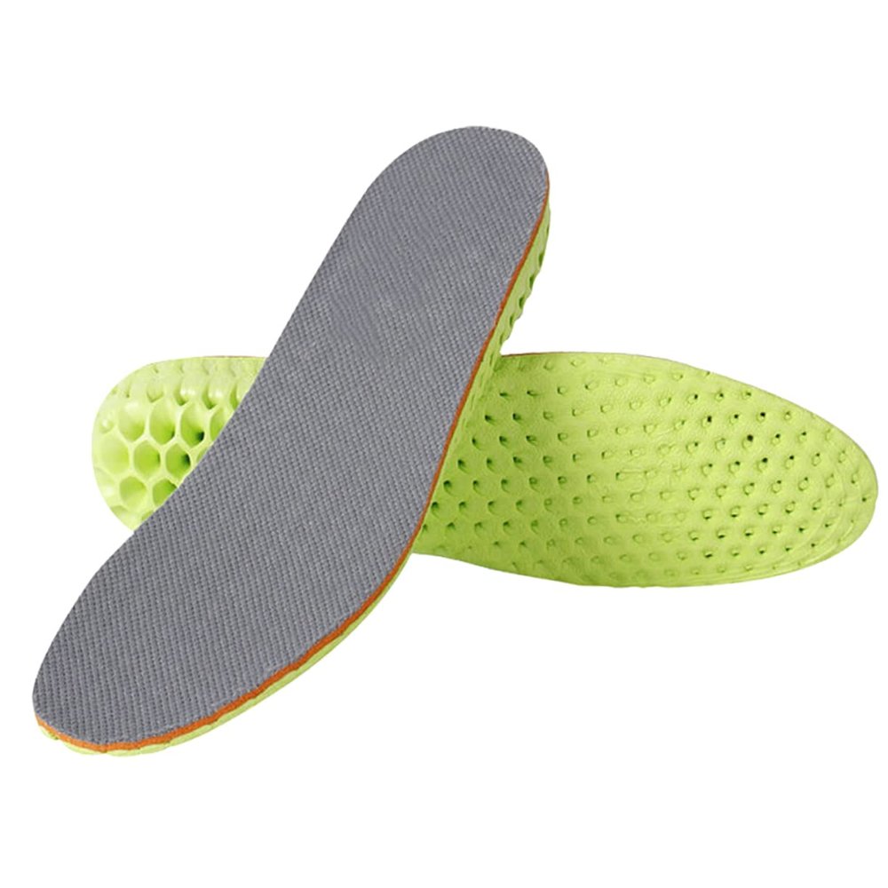 FRCOLOR Heightening Insole Grey Breathable Invisible Shoe Lift Inserts for Men Women Cushioned Comfortable Arch Support