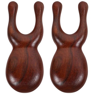 2Pcs Portable Wood Nose Massager and Facial for Nourishment and Relaxation Ideal Home Use Gua Sha Tool