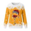 WILLBEST Ladies Christmas Jumper Womens Nightwear Halloween pjs for Couples Ladies Christmas Jumper Merry chirtsmas Coats Xmas Holiday Off The Shoulder Merry chirtsmas view 2