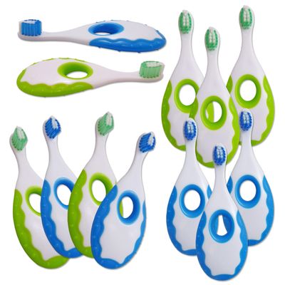 100 Baby Toddler Toothbrushes ~ Kid's Children's Set Bulk Buy Individually Packed