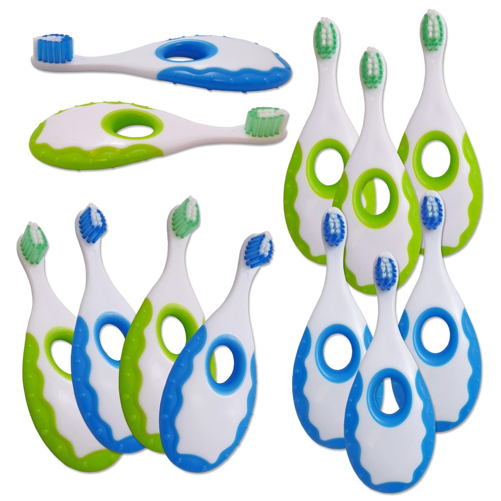 100 Baby Toddler Toothbrushes ~ Kid's Children's Set Bulk Buy Individually Packed