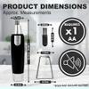 Ear and Nasal Hair Trimmer Battery Operated - Nose Hair Remover for Men & Women, Painless Eyebrow & Facial Hair Trimmer, Men and Women Grooming Kit, Ear Hair Remover view 2