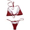 white lace bodysuit women's underwear multipack full brief knickers for women adjustable strappy cosplay lingerie women ski suit sports top with built in bra uk thigh bands belt roleplay no view 3