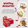Waffulls Waffle Mix of Choco Hazelnut, Double Chocolate and Strawberry Waffles 12 x 50g, Soft Waffle Sandwich, Breakfast Snack, Ready to Eat Snack Christmas Gifts for Kids view 4