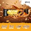 Warrior RAW Creatine Protein Bar, 20g High Protein Oat Flapjack With 3g Creatine, Low Sugar Protein Bar, Gym Snack For Muscle Growth & Recovery, Pre Or Post Workout, 12 x 75g (Chocolate Peanut) view 3