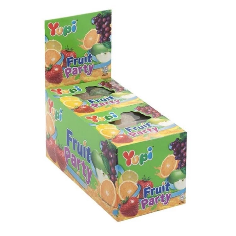 Yupi Gummy Candy Variety (Yupi Fruit Party (12 Boxes x 14g))