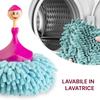 Avilia Microfibre Duster with Telescopic Handle - Ideal for Cleaning the House, Practical and Quick Streak Free - Ideal for High Surfaces and Dishwasher Safe view 3