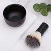Shaving Brush Set, Stainless Steel Shaving Brush And Bowl, Shaving Brushes For Men Tainless Steel Shaving Soap Bowl & Soft Hair Brush For Beard Cleaning & Personal Grooming (Set) view 3