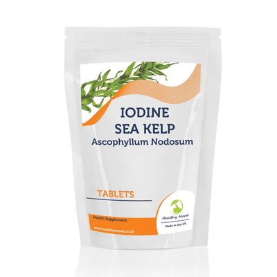 Kelp 500mg Tablets  Natural Iodine Source for Thyroid Support & Metabolism  120 Tablets