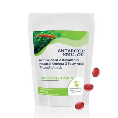 Krill Oil 120 Sofgel Capsules High Strength Omega-3 with EPA & DHA for Joint