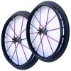 24 Inch Rear Wheels Replacement Wheel, 24X1 Wheelchair Rear Assembly for Manual Wheelchairs, Pneumatic Tires, for Disabled Vehicles, with 1/2" Bearing (1 Set of 2) view 1