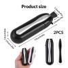 2pcs Eyeglass Cleaner Brush Cleaning Accessories, Microfiber Glasses Cleaning Brush, Soft Eyeglass Brush, for Everyone to Clean Glasses view 2