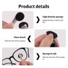 2pcs Eyeglass Cleaner Brush Cleaning Accessories, Microfiber Glasses Cleaning Brush, Soft Eyeglass Brush, for Everyone to Clean Glasses view 3