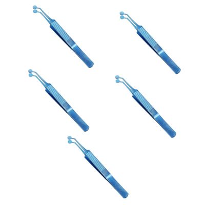 Beavorty 5pcs Eyelid Tweezer Metal Meibomian Gland Expressor Skin Care Woman Eyelid Compressor Beauty Tools for Women