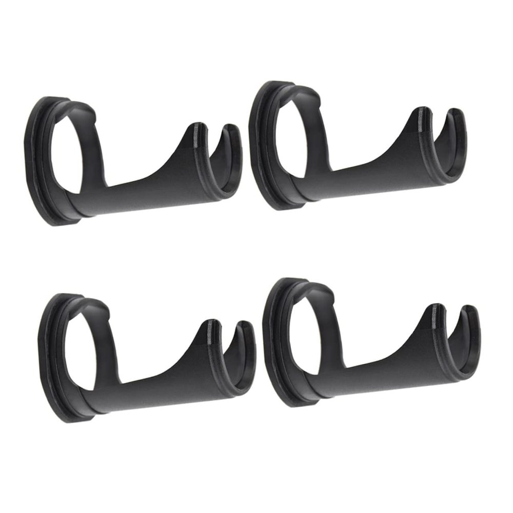 Baluue 4pcs Hair Brush Holder Stand for Men Beard Shaving Brush Storage Holder Hair Tool Organizer Modern Design Save Space for Dad Birthday