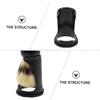 Baluue 4pcs Hair Brush Holder Stand for Men Beard Shaving Brush Storage Holder Hair Tool Organizer Modern Design Save Space for Dad Birthday view 4