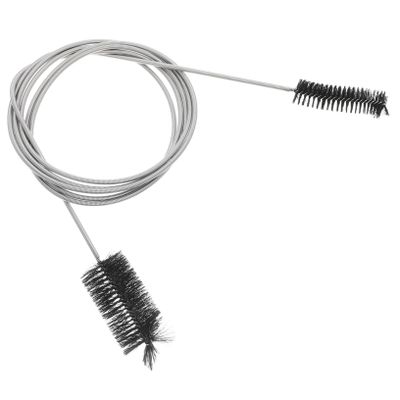 CAXUSD Dual Spring Brush for Tube Cleaning Stainless Steel Nylon Convenient Hose Cleaning Tool for Aquariums Drains Efficient Dirt Removal