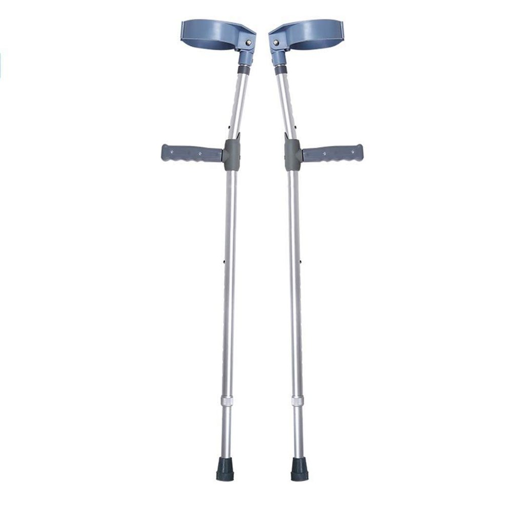YQZQXWA Telescopic elbow Crutch Arm type Crutch Thickened aluminum alloy Non-slip Height adjustable rod innovate