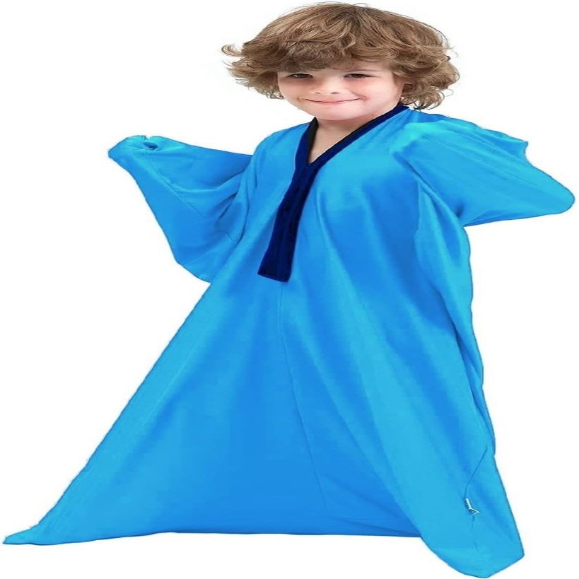 Sensory Sock (Small 40''L X 27''W) Special Supplies with Sensory Need, Body Sock, Full-Body Wrap to Relieve Stress, Self-Claming, Relaxing 3-5 Years Old(Blau,M)