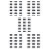 Goorvoucs 150 Pcs Forehead Thermometer Strips Adhesive Thermometer Strips Reusable Thermometer Stickers Discoloration Sticker view 1