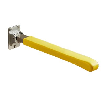 Toilet Rail,Folding Toilet Armrest,Wall-Mounted Toilet Grab Bar,Support Auxiliary Toilet Handrails Suitable for Disabled Elderly People(Yellow)