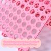 10pcs/9.7 Sqft Non-Slip Interlocking Tiles, 12" X 12" Splicing Bath Floor Mat, Waterproof Mat for Domestic or Commercial Use(Color:yellow) (Pink+white) view 4