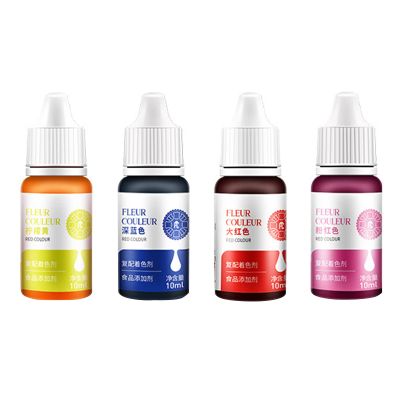10ML/Bottle Cream Cake Food Coloring Ingredients Fondant Baking Cake Edible Color Pigment Pastry Decorating Tools