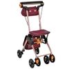 Mobility Aids Rollator Walker with Seat, Walking Aids 4 Wheels Portable Foldable, Medical Rolling Walker Double Brake System, Used for Seniors Walking Interesting view 1