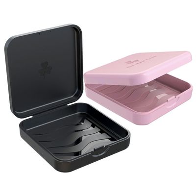 2 Pieces of Fashionable and Creative Braces Boxes, Portable Braces Boxes, Square Braces Storage Boxes, Denture Storage Boxes, Durable Braces Boxes