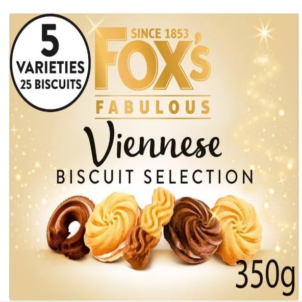 1 x Fabulous Biscuit Selection 350G Delicious Tasty And Twisty Treat Gift Hamper For Birthday,Christmas,Easter,New Year