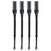 4Pcs Multifunction Manual Nose Hair Trimmer 360 Degree Rotating Nasal Hair Cutter Nose Hair Plucker Ear Pickers Gifts