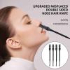 4Pcs Multifunction Manual Nose Hair Trimmer 360 Degree Rotating Nasal Hair Cutter Nose Hair Plucker Ear Pickers Gifts view 2