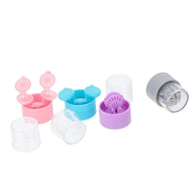 FRCOLOR 12pcs Portable Contacts Lens Cleaners Practical Lens Cleaning Cases Assorted Cosmetic Cleaning Case Simple Box Contacts Container for Glasses Random Color