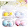 FRCOLOR 12pcs Cartoon Lens Case Holder Storage Box Container for Home and Travel Really Useful Lens Case Random Color view 4