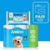 Andrex Complete Clean Mega Rolls - 12 Pack & Andrex Washlets 3 Pack view 4