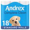 Andrex Toilet Roll - Complete Classic Clean Toilet Paper, 18 Toilet Rolls view 1