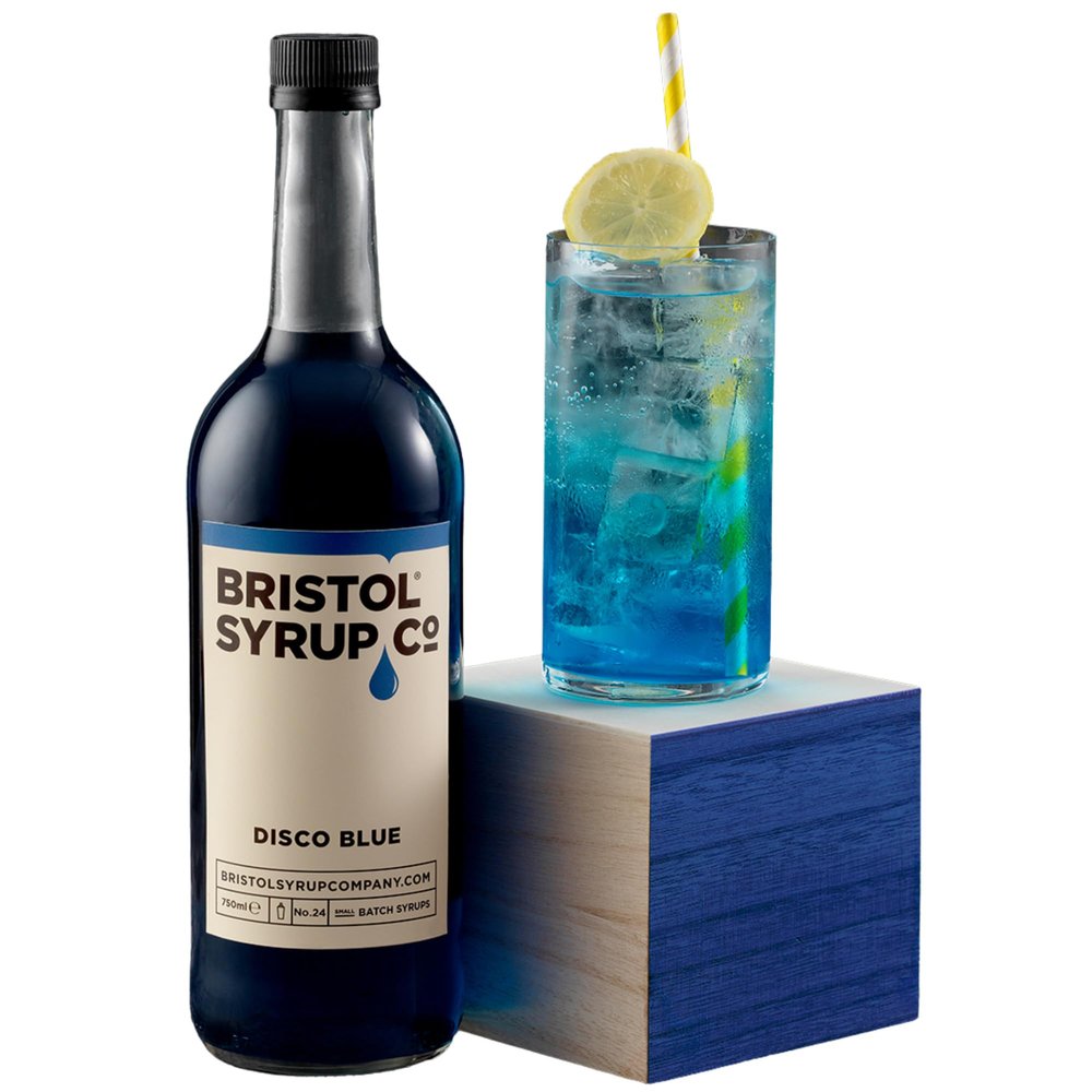 Bristol Syrup Company No.24 Disco Blue Syrup, 750ml