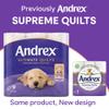 Andrex Ultimate Quilts Toilet Tissue 18 Standard Rolls, Air Pocket Technology for Soft, Thick Sheets (Previously Andrex Supreme Quilts) - 18 Toilet Rolls view 2