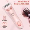 Dusk Official Razor - Glide Pro 3.0 Razor, Dusk Glide Pro 3.0 Shaver, Waterproof 2 in 1 Electric Shaver Razors Dusk Razor for Women, Silk Glide Pro Shaver Wet & Dry (Pink) view 3