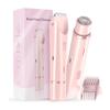 2 in 1 Women Electric Shaver, Dual-Head Bikini Trimmer for Women, Rechargeable Cordless Women's Body Shaver, IPX7 Waterproof Wet & Dry Hair Trimmer for Bikini Underarm Leg Arm Body Face view 1