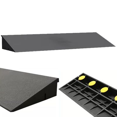 1.6" 2" Rise Threshold Ramps Doorways, Wheelchair Ramp For Home Steps, Scooters And Power Chairs, Door Entry Ramp With Anti-Slip Surface (19.7 * 2.4 * 0.4in/50 * 6 * 1cm)