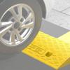1.6" 3" 5" Rise Threshold Ramp, Wheelchair Ramp For Home Steps, Driveway Curb Ramps, Rubber Entry Ramp, 1.2"-4" 550Lbs/ 4.3"-7.5" 2204Lbs Load Capacity(Yellow,5.9" Rise/15cm) view 1