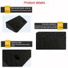 1.6" 3" 5" Rise Threshold Ramp, Wheelchair Ramp For Home Steps, Driveway Curb Ramps, Rubber Entry Ramp, 1.2"-4" 550Lbs/ 4.3"-7.5" 2204Lbs Load Capacity(Yellow,5.9" Rise/15cm) view 4