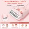 Dusk Official Razor - Glide Pro 3.0 Razor, Dusk Glide Pro 3.0 Shaver, Waterproof 2 in 1 Electric Shaver Razors Dusk Razor for Women, Silk Glide Pro Shaver Wet & Dry (Blue) view 4
