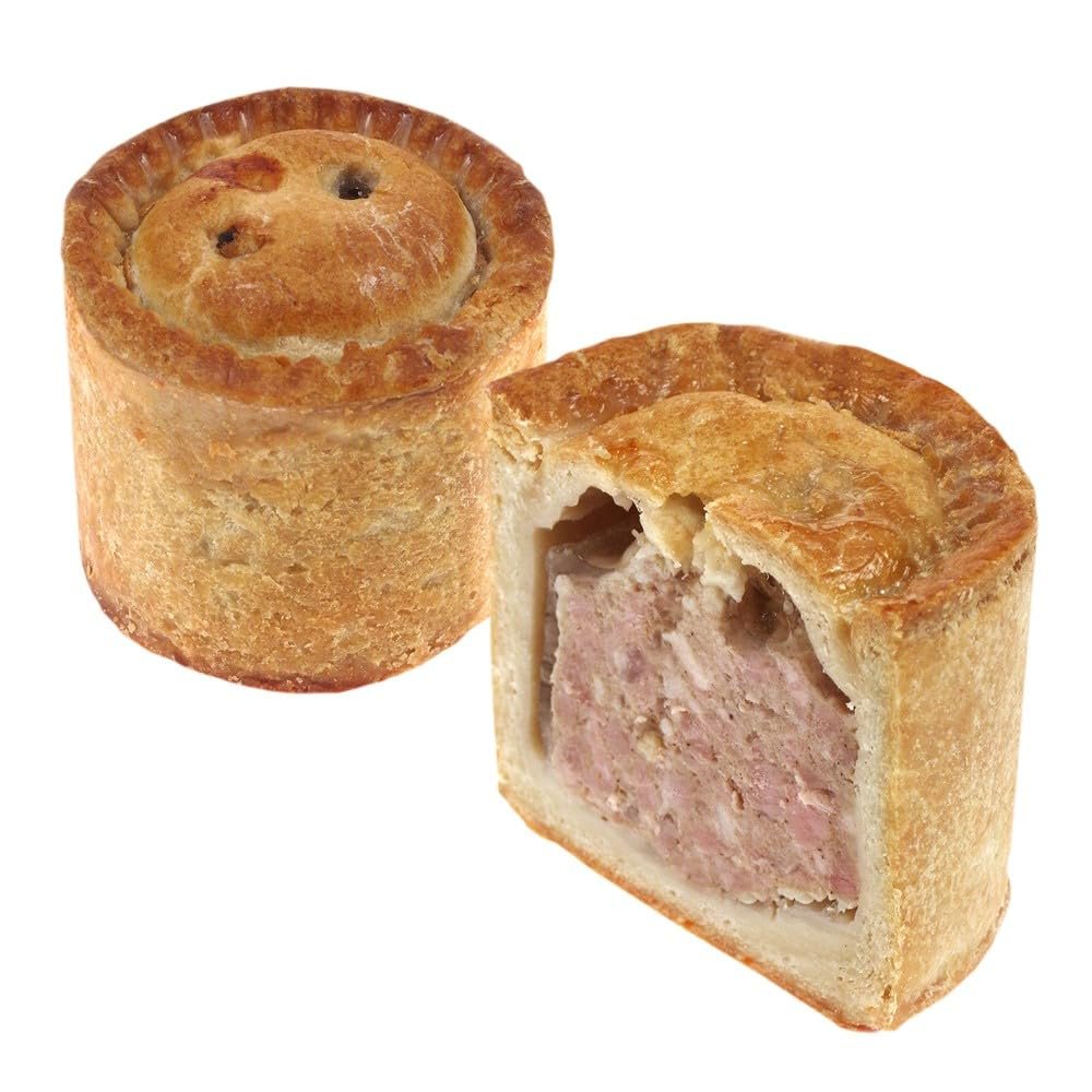 Greenhalgh's Pan Pork Pies - Box Of 4 Pan Pork Pies- Delicious And Freshly Baked For Our Loyal Customers - Reliable And Award-winning Family-owned Craft Bakery For Over 60 Years